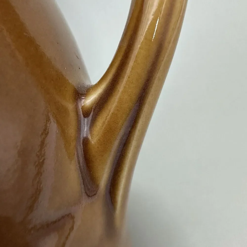 VTG Revol France Pastis Water Pitcher 834P Brown Porcelain French Bistro Jug